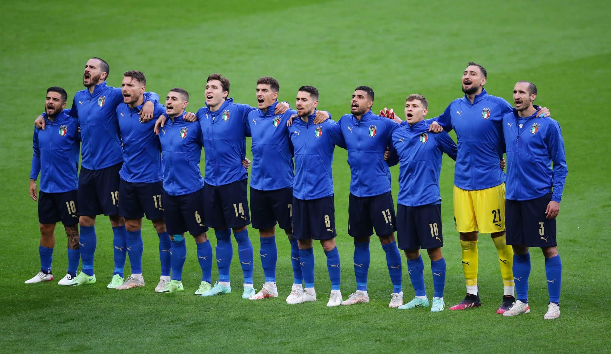 Laquelle de ces propositions concernant l’équipe nationale d’Italie est FAUSSE ?