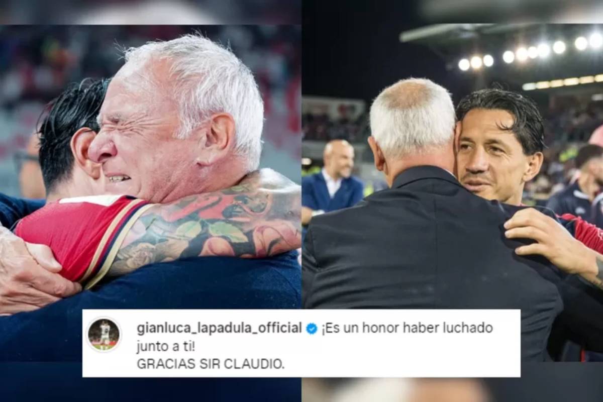 Gianluca Lapadula vivió emotivo momento junto a Ranieri