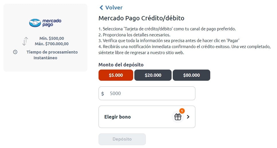 mercadopago en betano