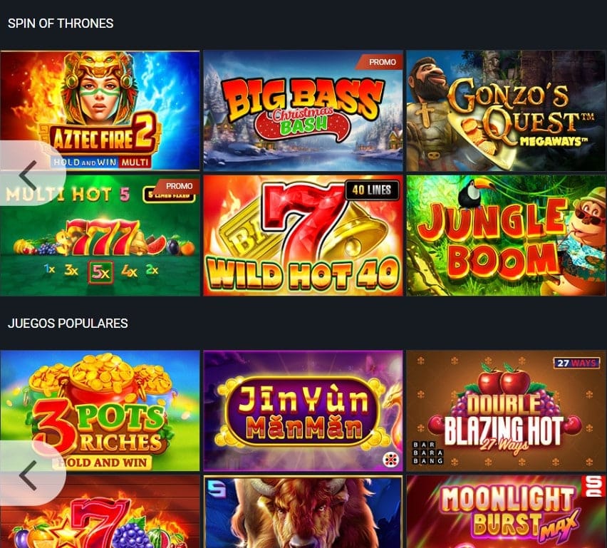 juegos casino