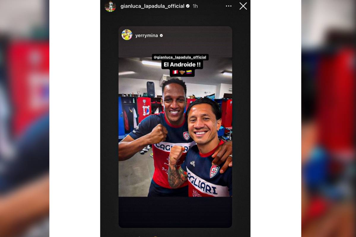 Gianluca Lapadula y Yerri Mina se lucieron en redes