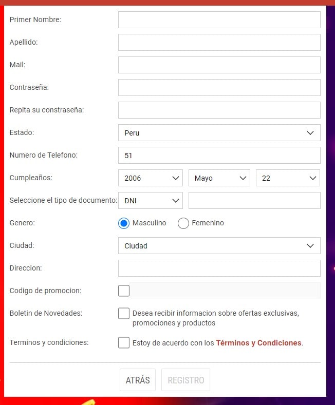 registro meridianbet