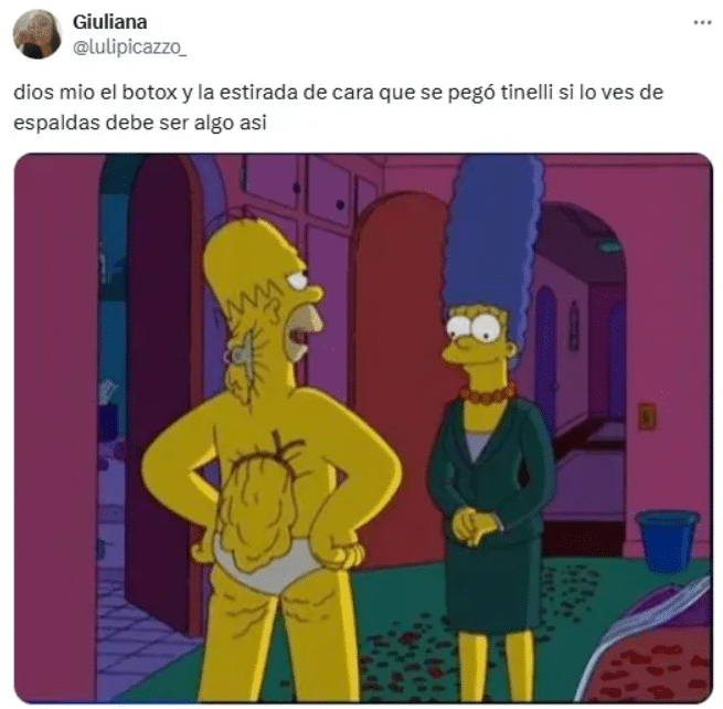 Meme de Twitter sobre Tinelli