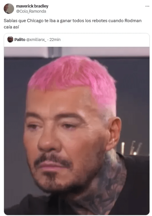 Meme de Twitter sobre Tinelli