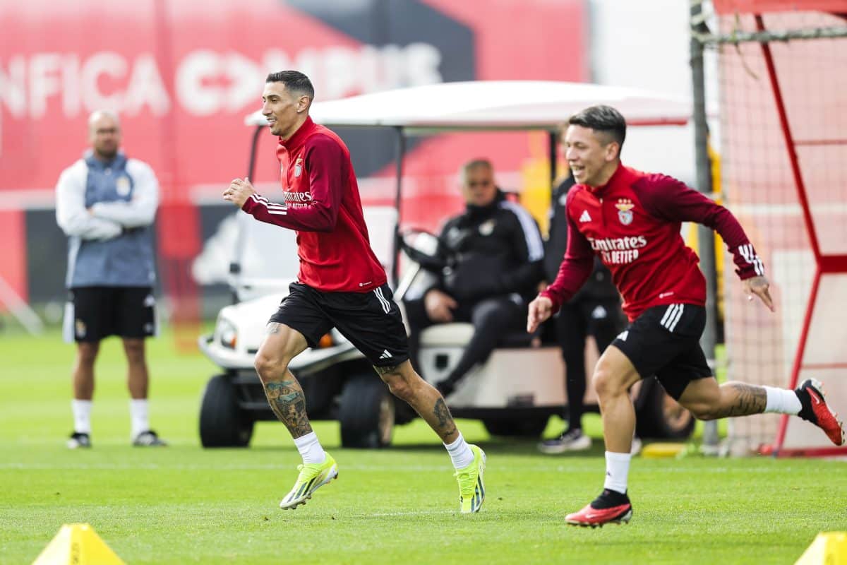 Europa League: Benfica training