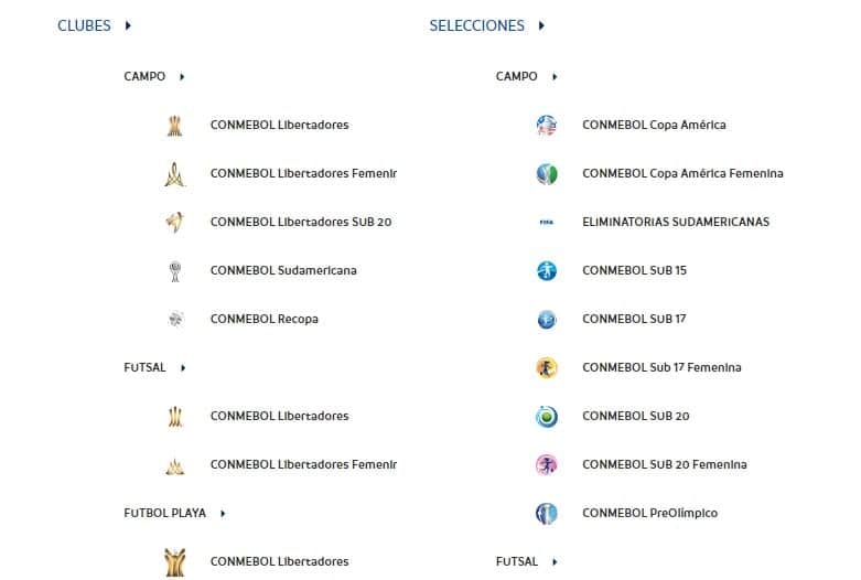 conmebol femenina
