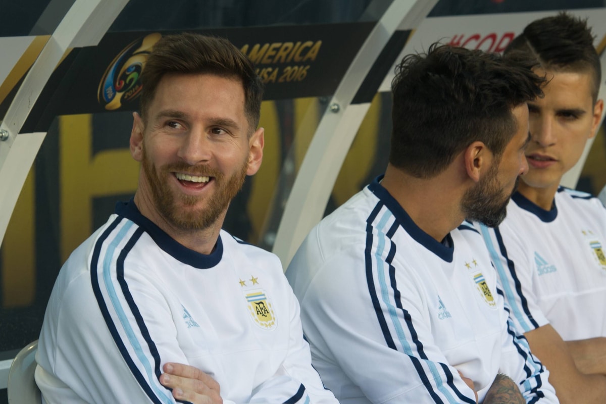 Lionel Messi, suplente en la victoria ante Chile en 2016