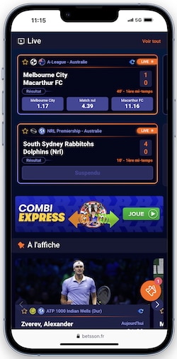 Betsson mobile