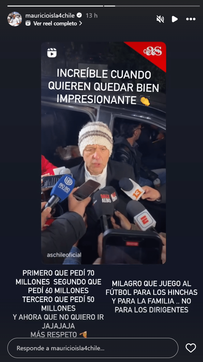 Descargos de Mauricio Isla