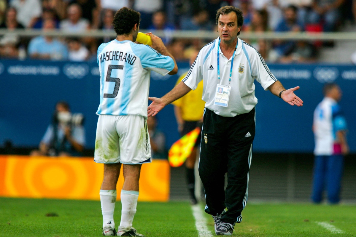 Javier Mascherano en los JJOO 2004 con Argentina