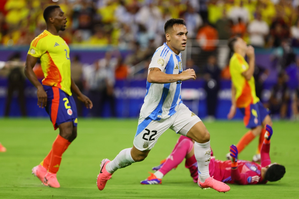 Lautaro Martínez le dio el título 16 a Argentina