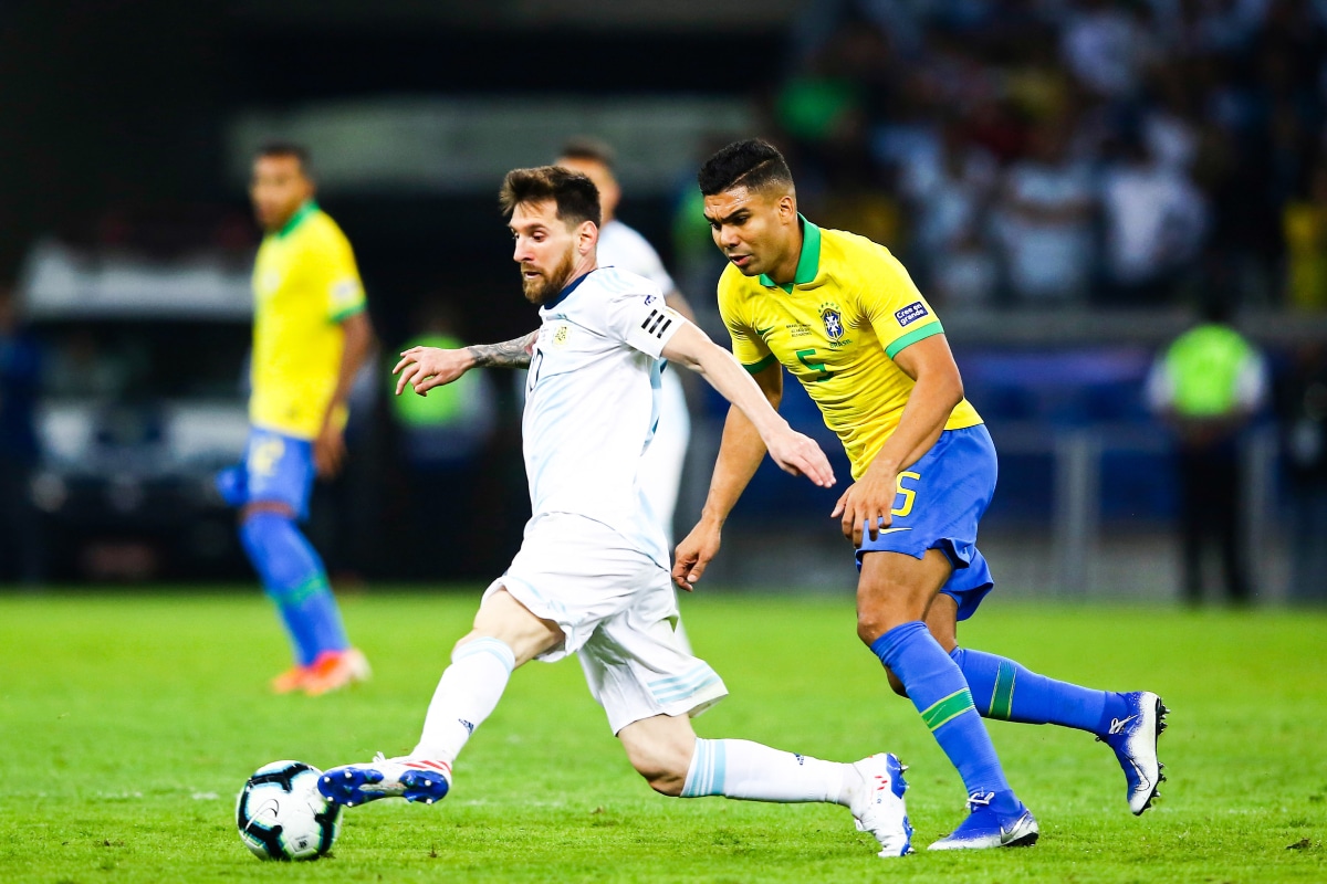Lionel Messi en la semifinal de Copa América 2019 ante Brasil