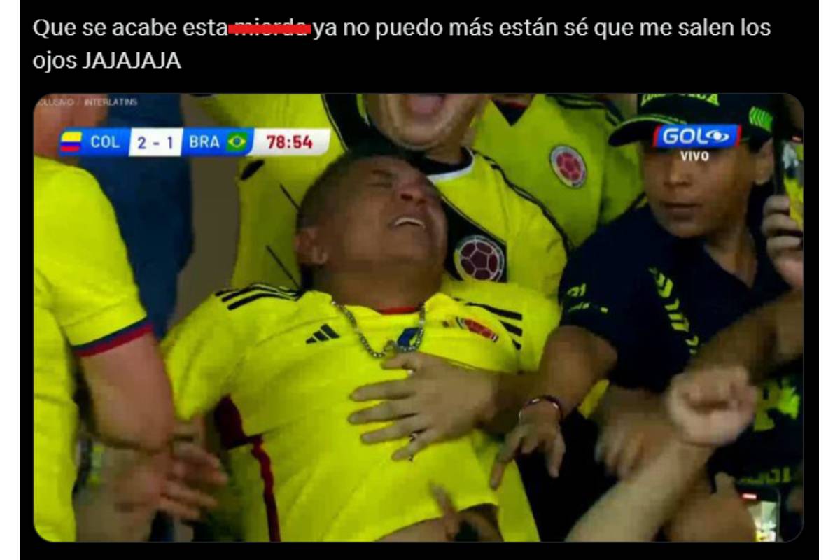 Memes del empate Colombia vs. Brasil