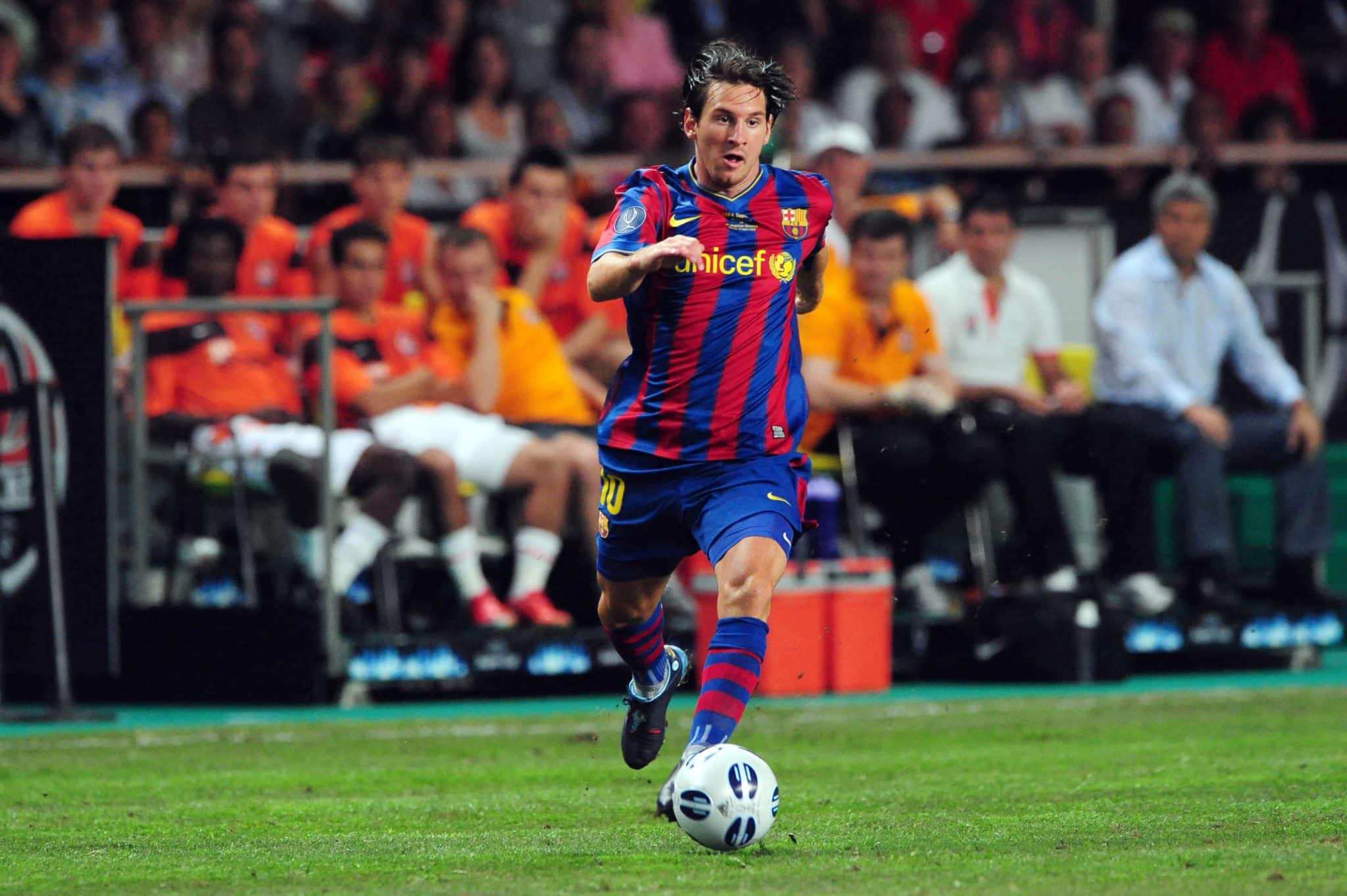 Laquelle de ces propositions sur Lionel Messi et la Supercoupe d’Europe est FAUSSE ?