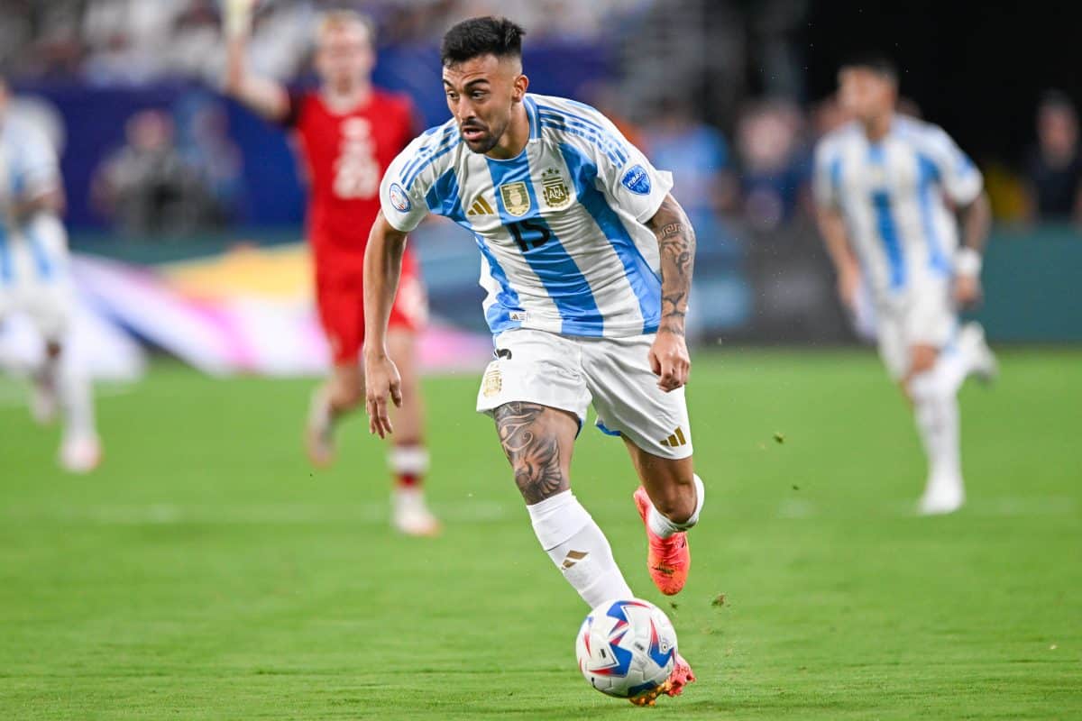 2024-07-10 Canada v Argentina – CONMEBOL Copa America USA 2024 EAST RUTHERFORD, UNITED STATES – JULY 10: Nicolas Gonzale
