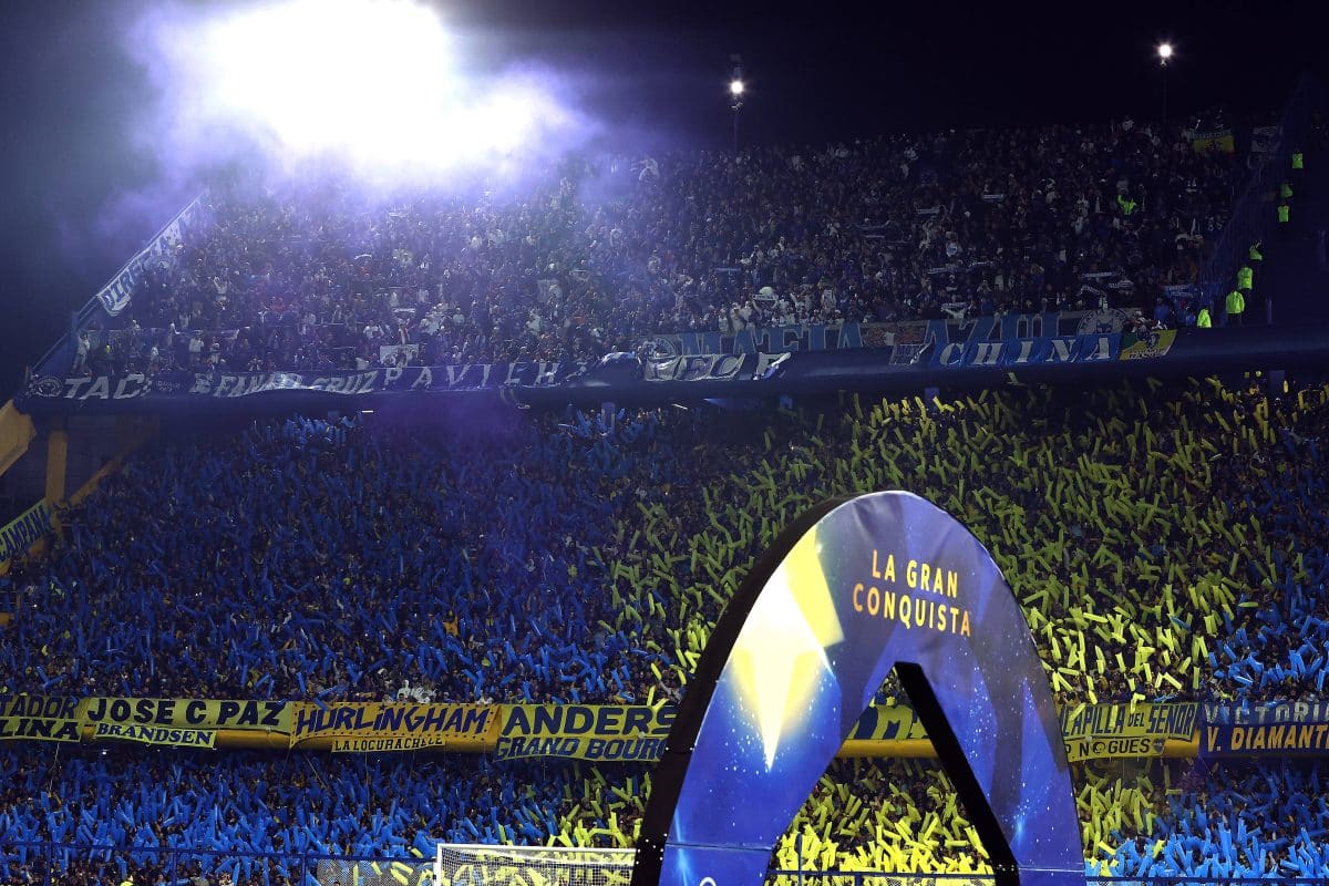 Fußball, Copa Sudamericana, Boca Juniors Buenos Aires – Cruzeiro Belo Horizonte Argentinas Boca Juniors supporters chee