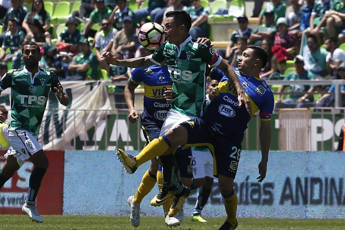 Futbol Santiago Wanderers vs Everton Decima fecha Campeonato de Transicion 2017 El jugador de Sa