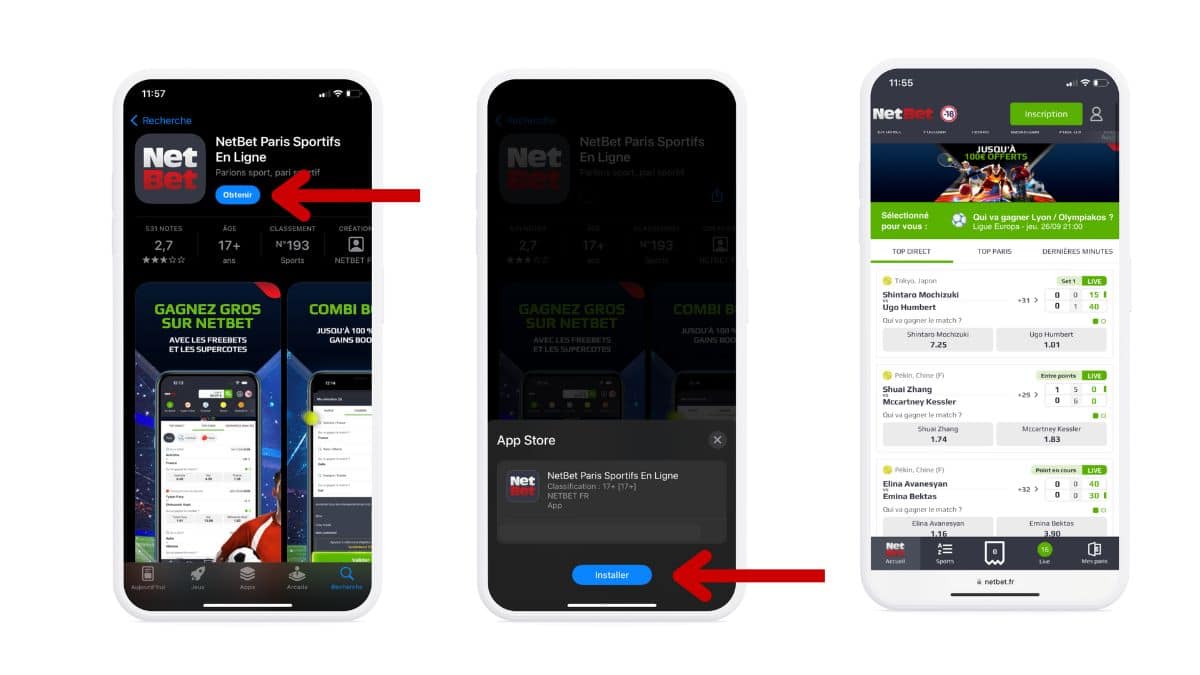 Télécharger l'application NetBet