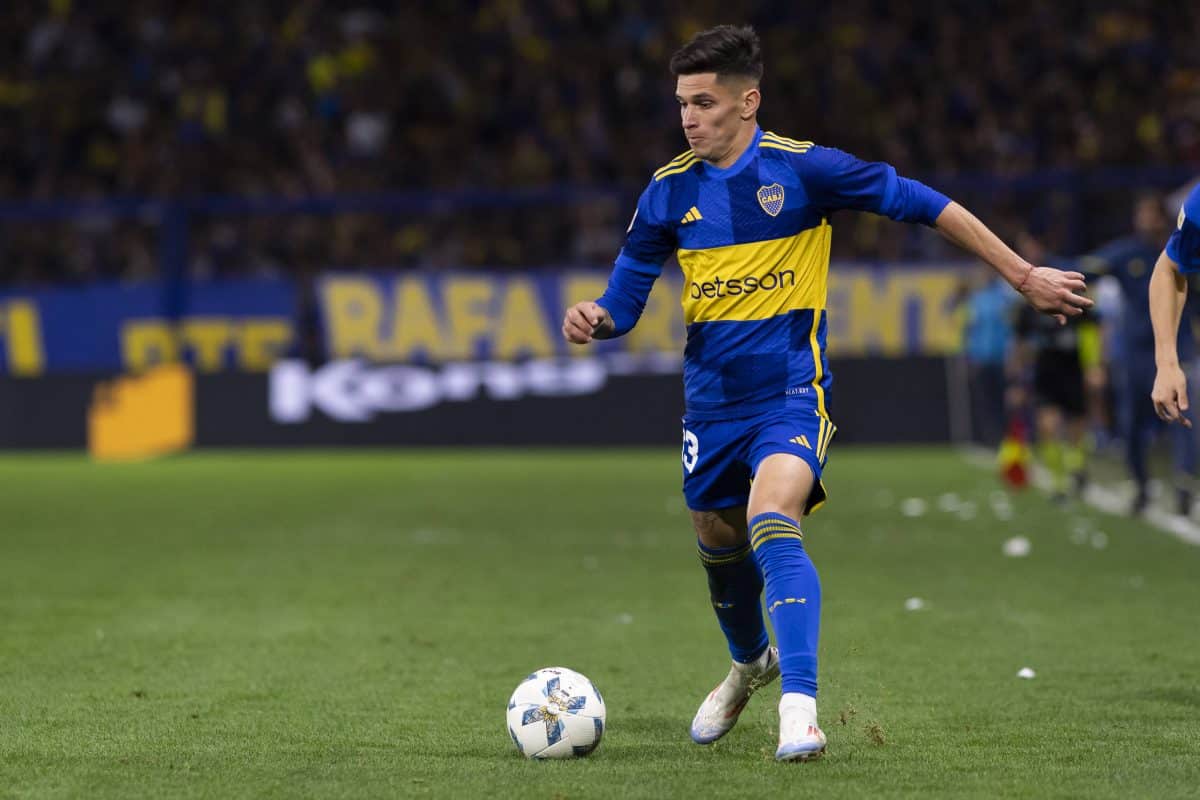 Boca Juniors Vs Barracas in Buenos Aires – 04 Aug 2024 Brian Aguirre of Boca Juniors in action during a Liga Profesional