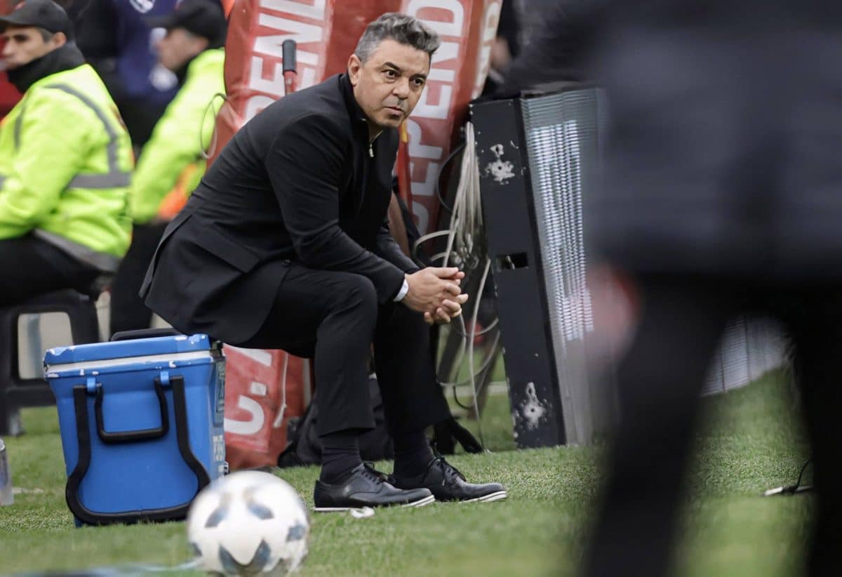 Marcelo Gallardo en Independiente vs River Plate