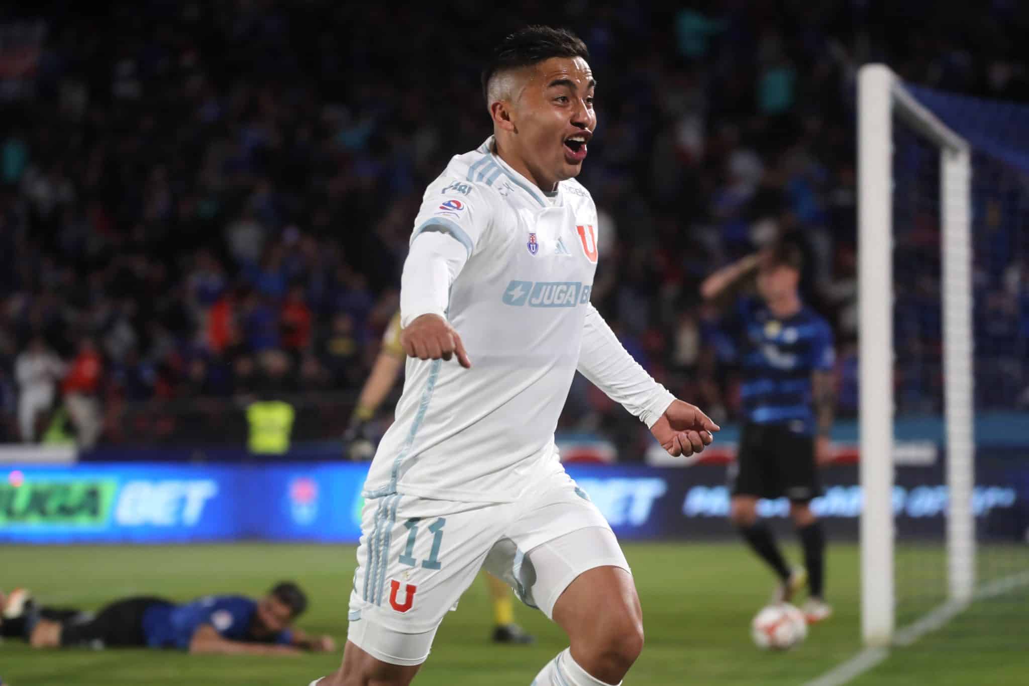 nicolas guerra festejando un gol