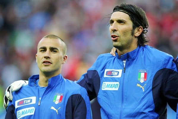 Fabio Cannavaro, Gianluigi Buffon, Italie