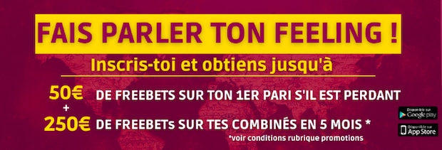 Bonus à l’inscription Feelingbet