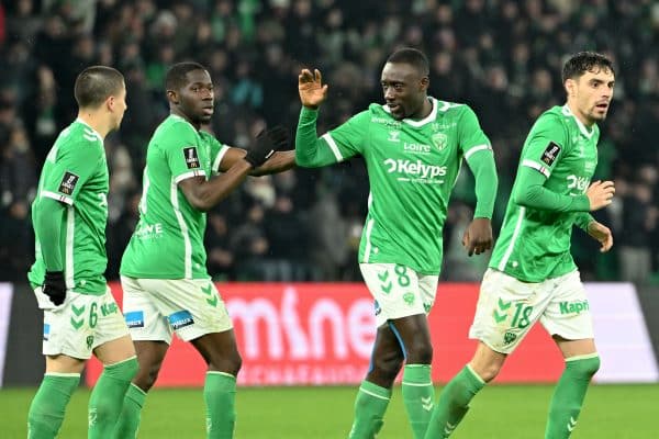 Dennis Appiah Augustine Boakye Mathieu Cafaro ASSE Saint-Etienne