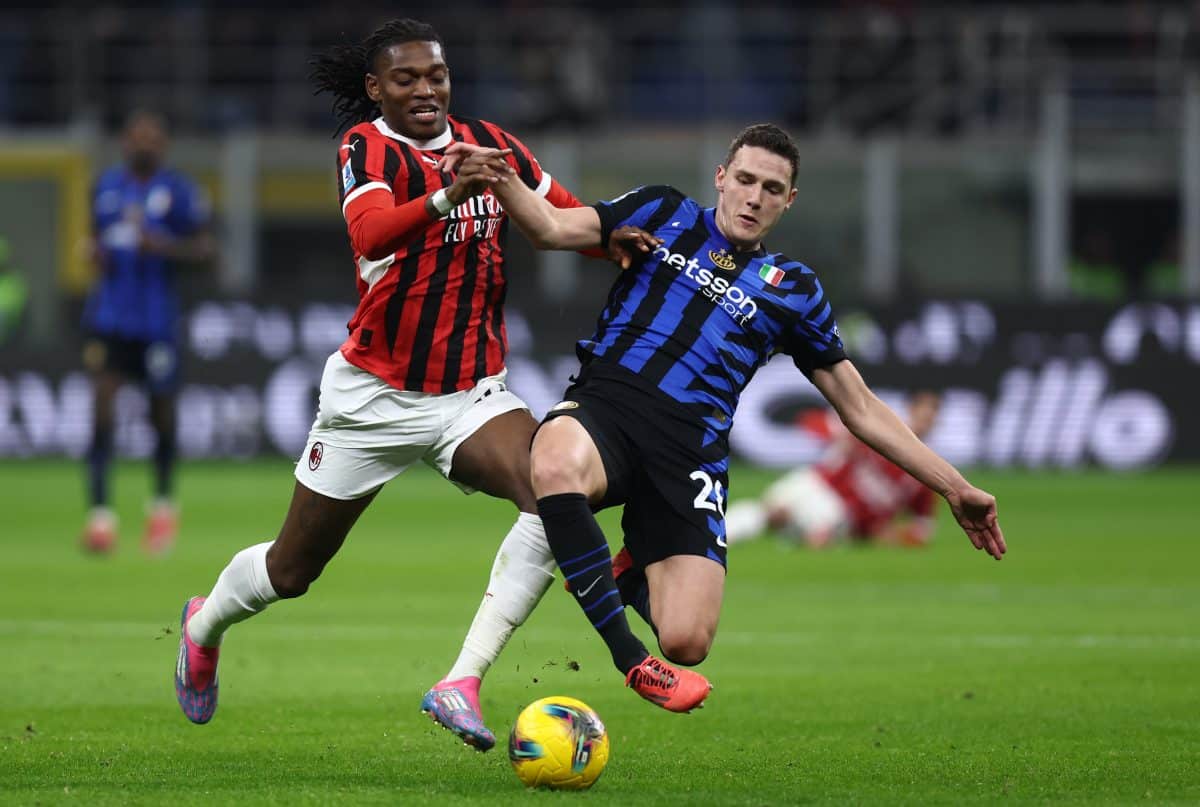 Rafael Leao, Benjamin Pavard, AC Milan, Inter Milan
