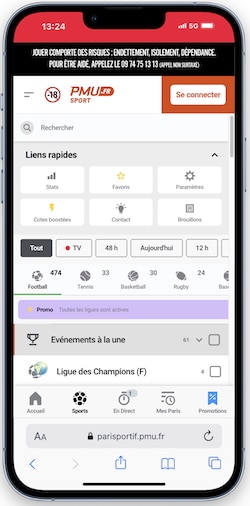 Plus de 20 disciplines sportives sont disponibles sur PMU