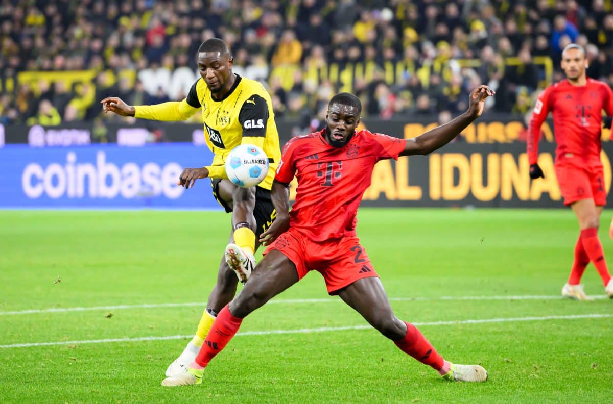 Serhou Guirassy, Dayot Upamecano, Bayern, Borussia Dortmund