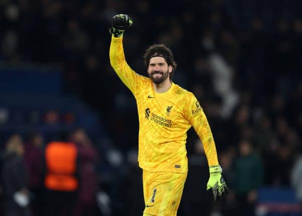 Liverpool : la masterlcass d'Alisson contre le PSG va faire une victime à 35 M¬