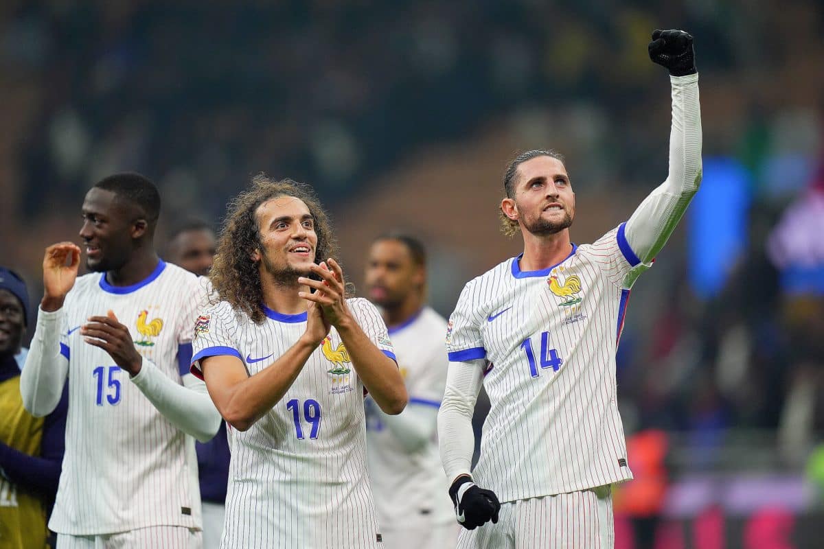 Mattéo Guendouzi Adrien Rabiot Equipe de France