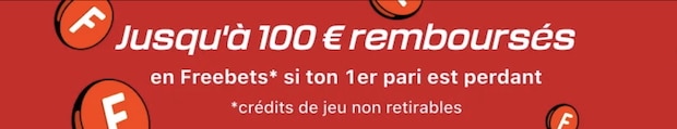 Bonus de bienvenue Betclic