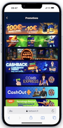betsson-promos Offres bonus Betsson