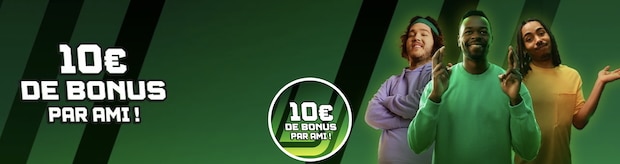 Parrainez vos amis sur Unibet
