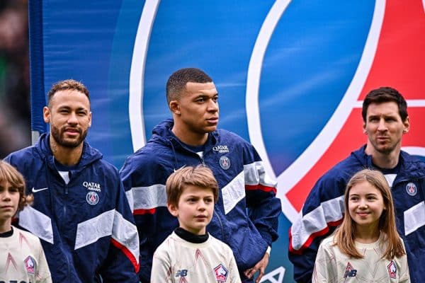 Neymar, Kylian Mbappé, Messi, PSG