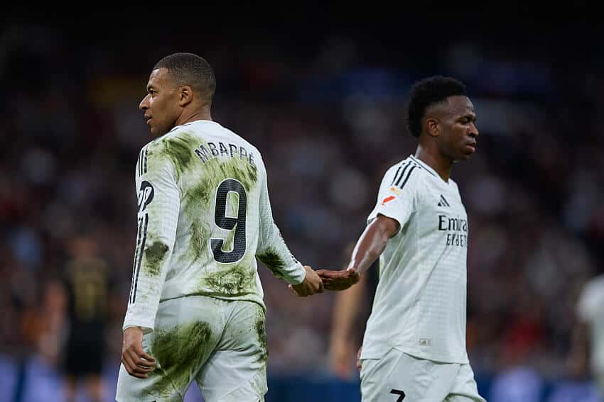 Kyliam Mbappé et Vinicius Jr