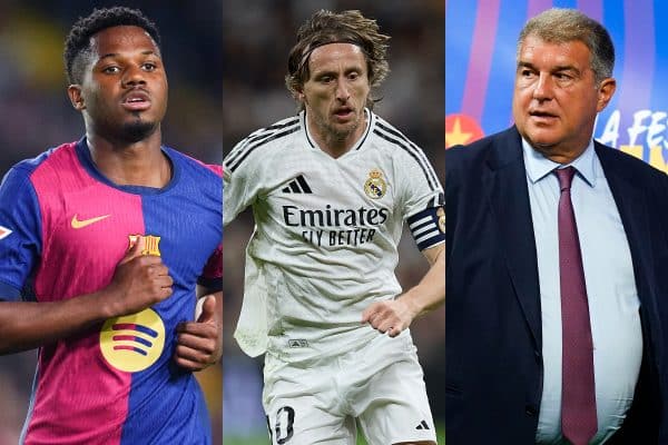 Ansu Fati ciblé en L1, le plan de Modric après le Real, le Barça vise 2 pépites... Les 3 infos mercato du jour