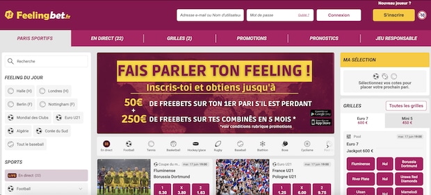 Feelingbet est le meilleur site pour ceux qui ont une bankroll importante