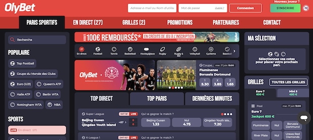 OlyBet fait partie des meilleurs nouveaux sites de pronos à découvrir
