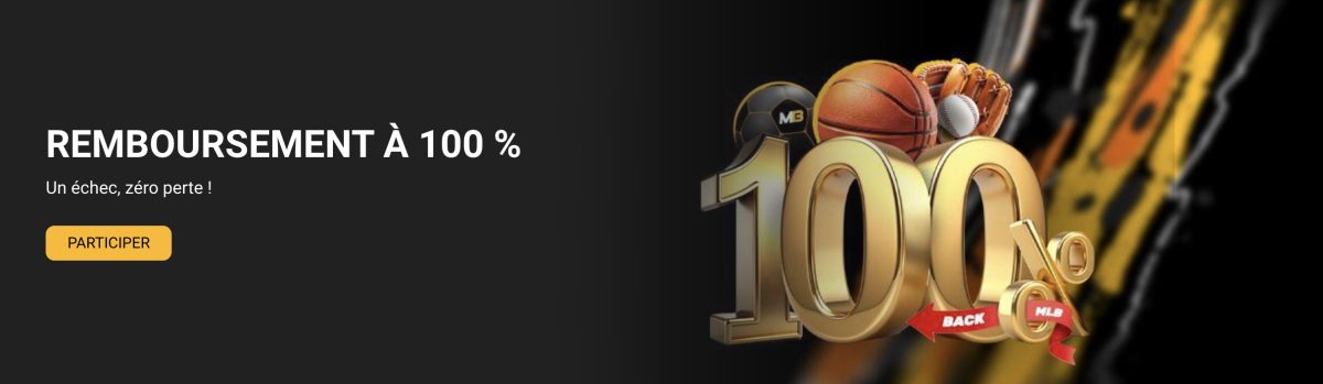 Votre combiné remboursé à 100 % sur l'appli Melbet