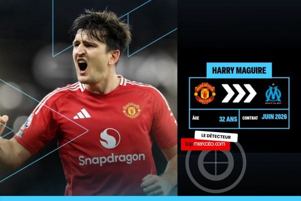 Mercato OM : la rumeur Harry Maguire à l'épreuve du Détecteur TM