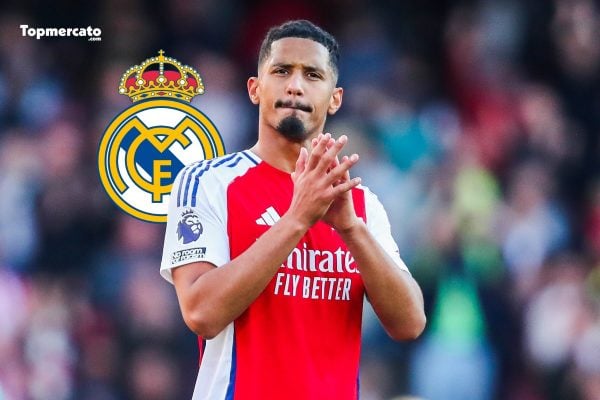 Mercato Real Madrid : Arsenal refuse un échange à 170 M¬ avec William Saliba