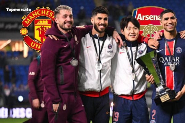 Mercato PSG : Manchester United et Arsenal surveillent un candidat au départ