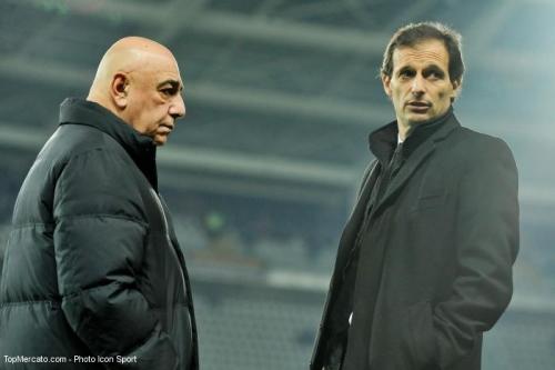Adriano Galliani et Massimiliano Allegri