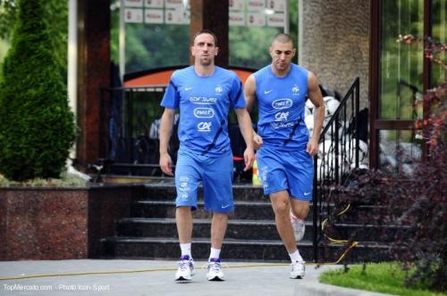 Karim Benzema et Franck Ribéry