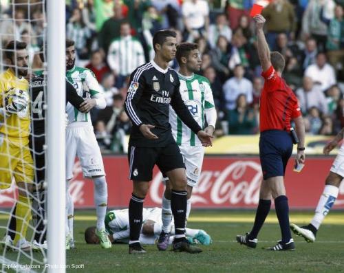 Expulsion Cristiano Ronaldo