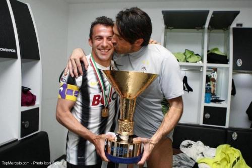 Gianluigi Buffon et Alessandro Del Piero