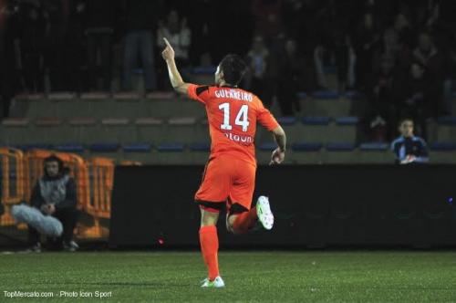 Lorient : encore une touche pour Guerreiro